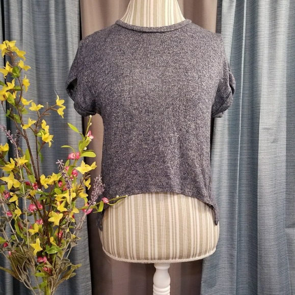 🌻🌺🌻NORDSTROM MIMI CHICA WOOL HI-LOW CROP TOP!! - Picture 1 of 5
